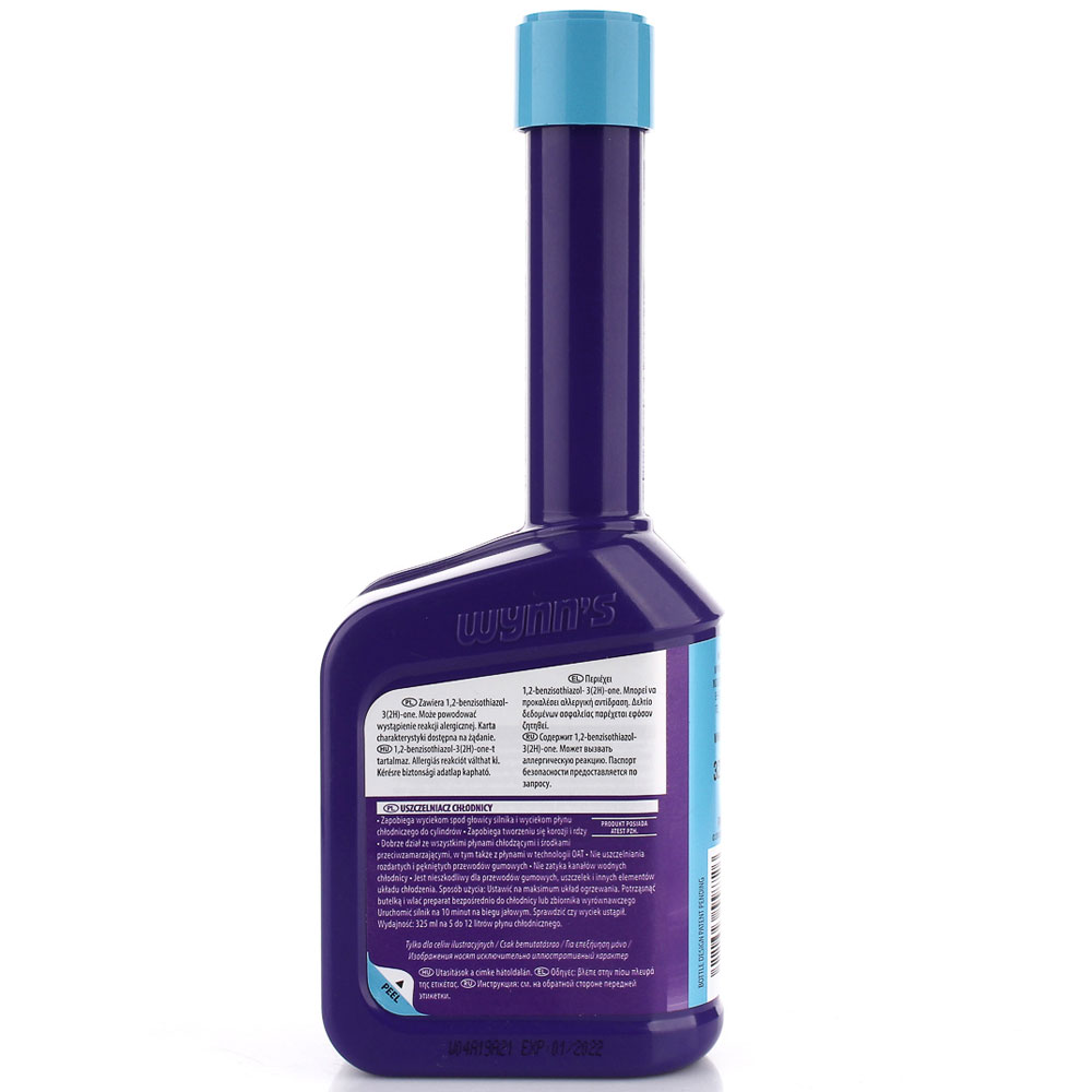 WYNNS Radiator Stop Leak стоптечь радиатора 325 мл купить, отзывы