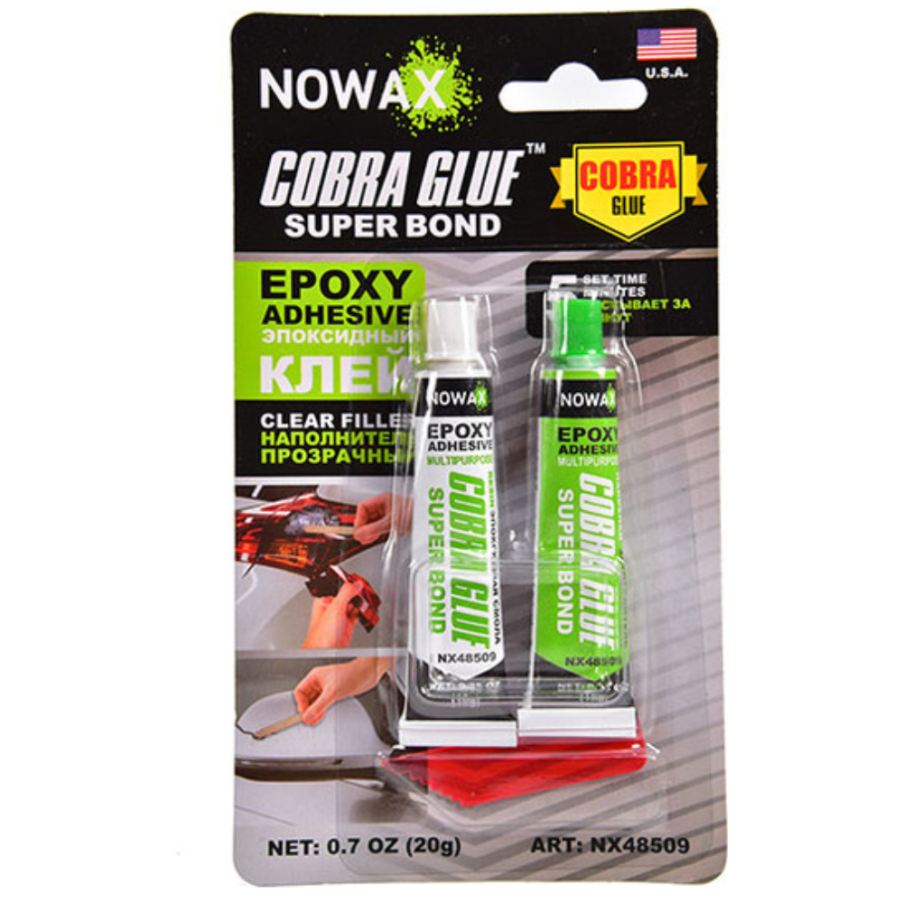 NOWAX Cobra Glue Super Bond Epoxy Adhesive прозрачный эпоксидный клей ...