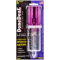 Done Deal 5 min Epoxy Adhesive прозрачный 5-минутный эпокси-адгезив 28.4 г