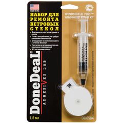 Done Deal Windshield Repair Kit набор для ремонта ветровых стекол 1.5 мл