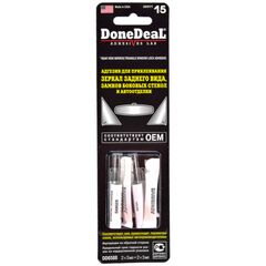 Done Deal Rear View Mirror Triangle Window Lock Adhesive адгезив для приклеивания зеркал заднего вида, замков боковых стекол и авто отделки 12 г