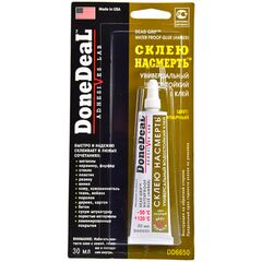 Done Deal Dead Grip Water Proof Glue водостойкий универсальный янтарный клей Склею насмерть 30 мл