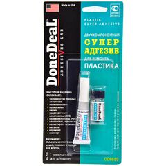 Done Deal Plastic Super Adhesive 2-компонентный супер адгезив для пластика 2 г