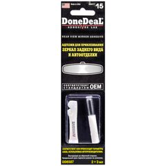 Done Deal Rear View Mirror Triangle Window Lock Adhesive адгезив для приклеивания зеркал заднего вида, замков боковых стекол и авто отделки 6 г
