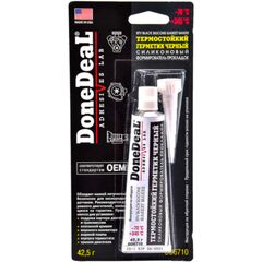 Done Deal OEM Black RTV Silicone Gasket Maker чорний герметик термостійкий до +345 °С формувач прокладок 42.5 г