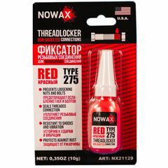 NOWAX Threadlocker Type 275 Red фіксатор різьблення 10 г