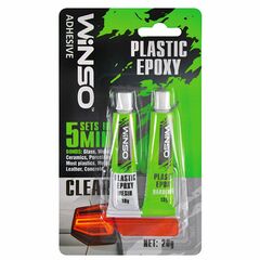 WINSO Plastic Epoxy двухкомпонентный эпоксидный клей 20 г