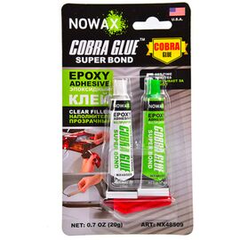 NOWAX Cobra Glue Super Bond Epoxy Adhesive прозорий епоксидний клей Кобра клей 20 г