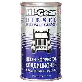 Hi-Gear Diesel Tune-Up & Cetane Boost очиститель-антинагар и цетан-корректор для дизеля на 70-90 л 325 мл