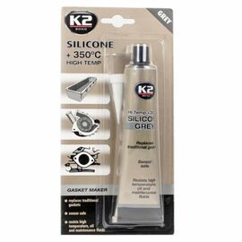K2 Silicone Grey +350°С высокотемпературный серый формирователь прокладок 85 г
