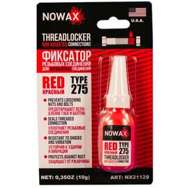 NOWAX Threadlocker Type 275 Red фиксатор резьбы 10 г