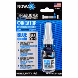 NOWAX Threadlocker Type 245 Blue фіксатор різьблення 10 г