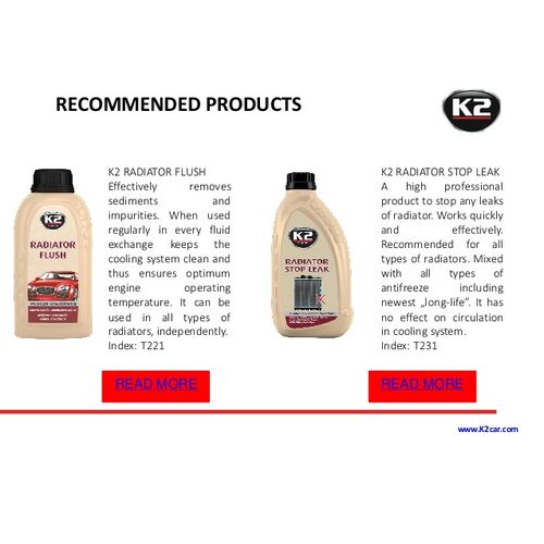 K2 Radiator Stop Leak герметик для радиатора