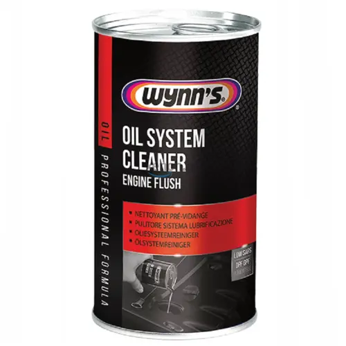 WYNNS Oil System Cleaner Professional Formula 15-минутная промывка системы смазки перед заменой масла 325 мл