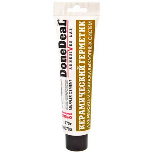 Done Deal Muffler Cement керамічний термостійкий герметик до +1400 ° С для ремонту та монтажу вихлопних систем 170 г