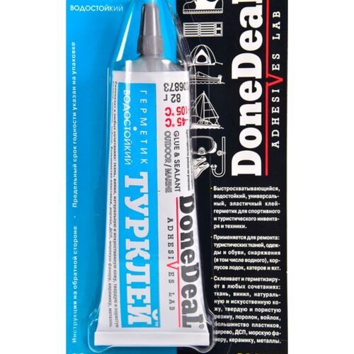 Done Deal Glue & Sealant Outdoor/Marine водостойкий герметик клей Турклей 82 г, изображение 2
