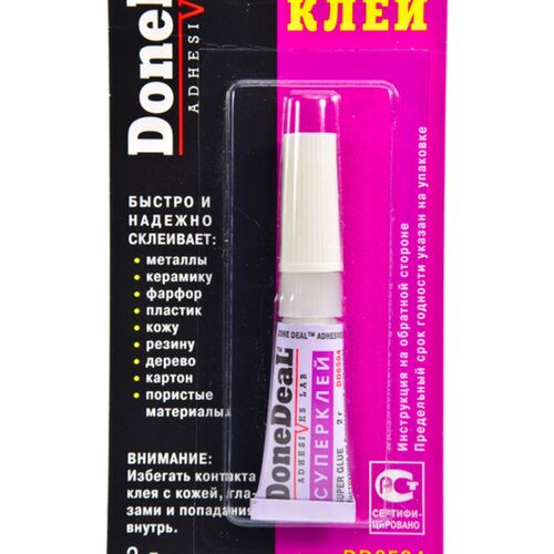 Done Deal Super Glue супер клей 2 г, изображение 2