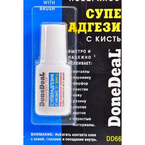Done Deal Super Adhesive супер адгезив с кистью 5 г, изображение 2