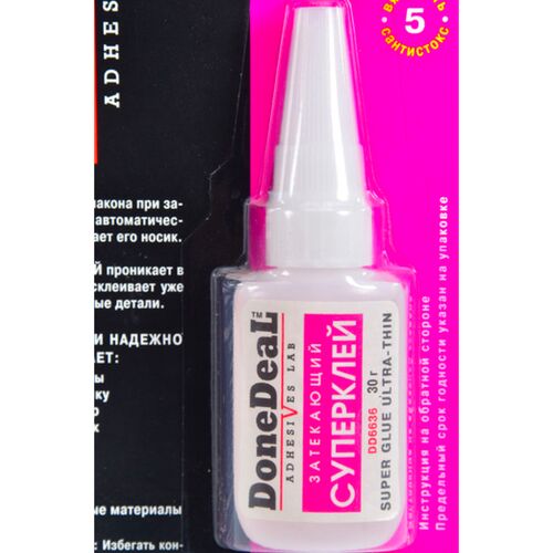 Done Deal Super Glue Ultra Thin затекающий супер клей 30 г, изображение 2