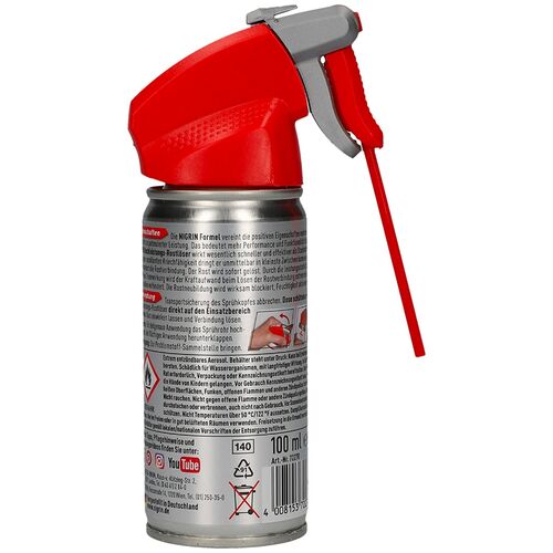 NIGRIN HyBrid Performance Hochleistungs- Rostlöser высокоэффективный удалитель ржавчины (Германия) 100 мл, изображение 2