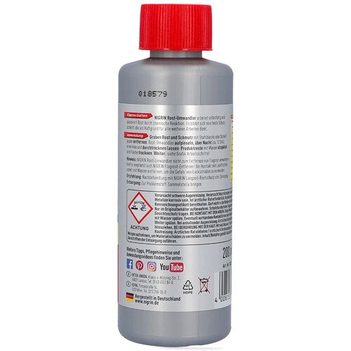 NIGRIN Rostumwandler преобразователь ржавчины 200 мл, изображение 3