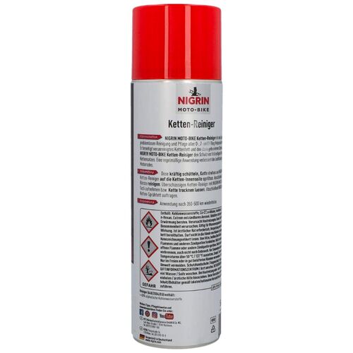 NIGRIN Moto-Bike Ketten-Reiniger für Motorrad очиститель цепи мотоциклов (Германия) 500 мл, изображение 2