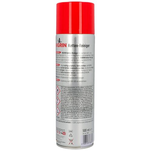 NIGRIN Ketten-Reiniger für Motorrad інтенсивний очищувач ланцюга мотоцикла (Німеччина) 500 мл, зображення 3