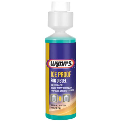 WYNNS Ice Proof for Diesel антигель для дизельного топлива 250 мл 1:1000