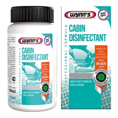 WYNNS Cabin Disinfectant 15-хвилинний видальник мікробів та вірусів 100 мл