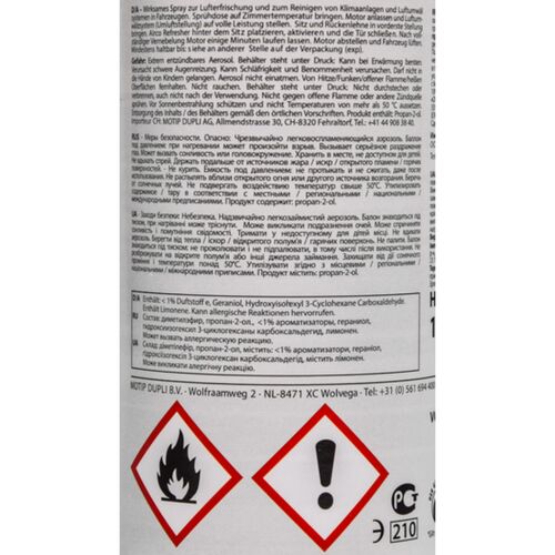 PRESTO Innenraum-Erfrischer автоматический очиститель кондиционера (апельсин) 150 мл, Запах: Citrus, Количество: 150 мл, изображение 4