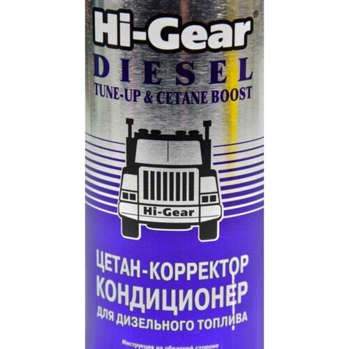 Hi-Gear Diesel Tune-Up & Cetane Boost очищувач-антинагар та цетан-коректор для дизеля на 70-90 л 325 мл, зображення 2
