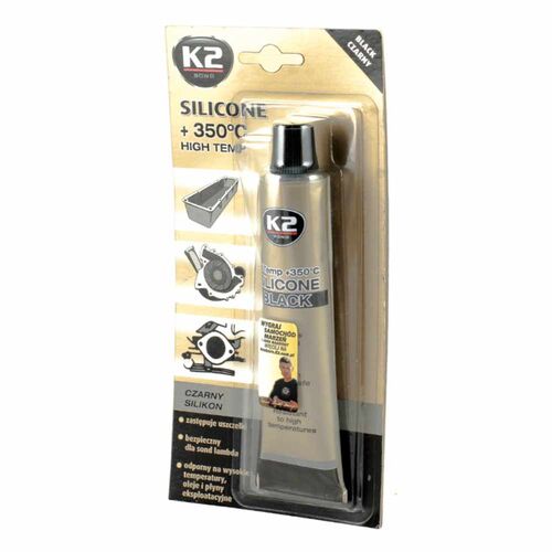 K2 Silicone Black +350°С високотемпературний чорний формувач прокладок 85 г, зображення 2