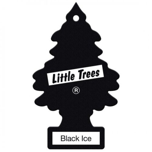 Little Trees Black Ice Air Freshener ароматизатор ялинка із запахом чорний льод, зображення 2