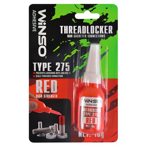 WINSO Threadlocker Type 275 Red фіксатор різьблення 10 г