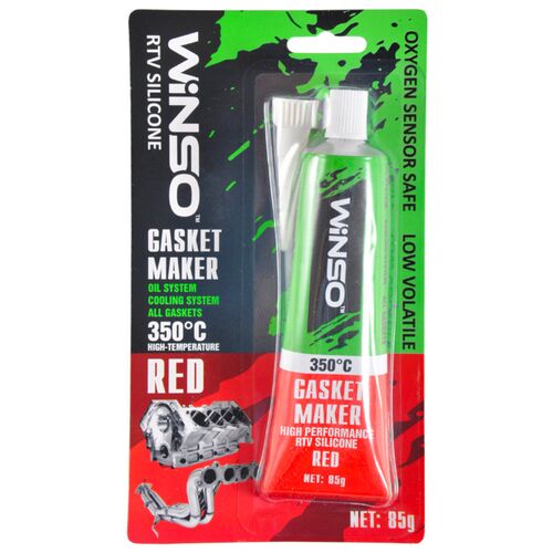 WINSO High-Temperature Gasket Maker +350°С высокотемпературный красный формирователь прокладок 85 г