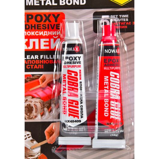 NOWAX Cobra Glue Metal Bond Epoxy Adhesive эпоксидный клей Кобра клей ...