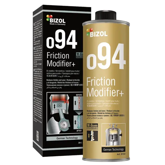 BIZOL Friction Modifier + o94 противоизносная присадка в моторное масло 250 мл