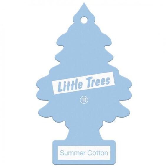 Little Trees Summer Cotton Air Freshener ароматизатор ёлочка с запахом летняя свежесть, изображение 2