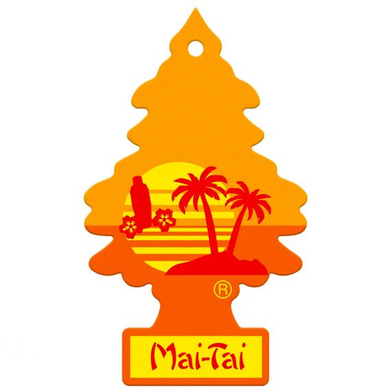 Little Trees Mai-Tai Air Freshener ароматизатор ёлочка с запахом Май-Тай, изображение 2