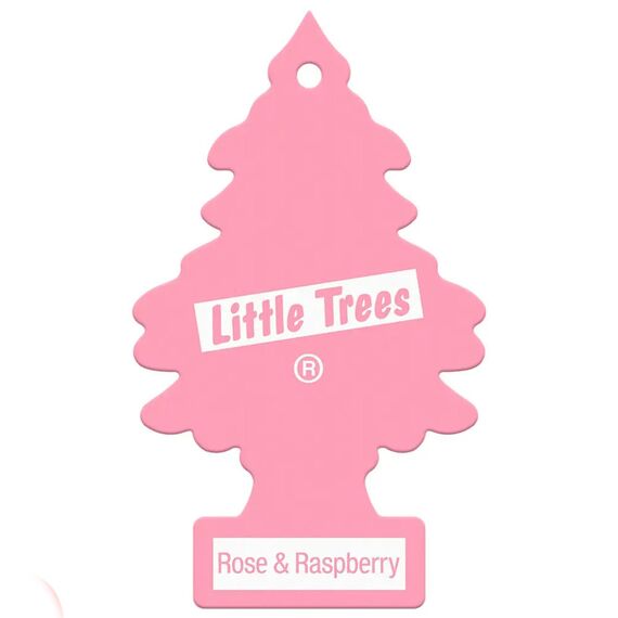 Little Trees Rose & Raspberry Air Freshener ароматизатор ёлочка с запахом роза и малина, изображение 2