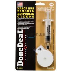 Done Deal Windshield Repair Kit набор для ремонта ветровых стекол 1.5 мл