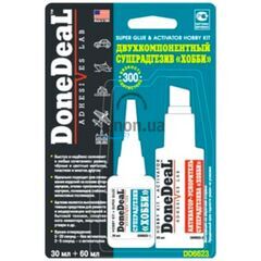 Done Deal Super Glue & Spray Activator набор супер клей 30 г и активатор 60 г