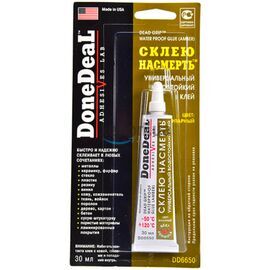 Done Deal Dead Grip Water Proof Glue водостойкий универсальный янтарный клей Склею насмерть 30 мл