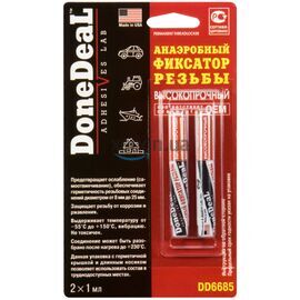 Done Deal Permanent Threadlocker анаэробный фиксатор резьбы высокопрочный 2 х 1 мл