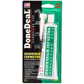 Done Deal Clear RTV Silicone Adhesive Sealant прозрачный силиконовый герметик-клей 85 г