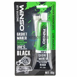 WINSO High-Temperature Gasket Maker +350°С высокотемпературный черный герметик 25 г