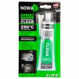 NOWAX High-Temperature Gasket Maker +290°С высокотемпературный прозрачный формирователь прокладок 85 г
