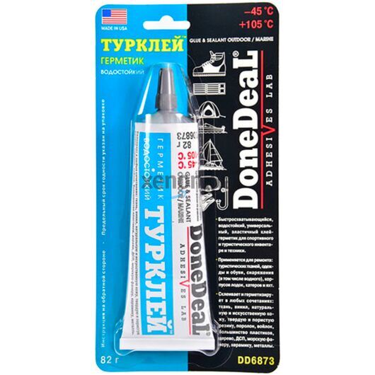 Done Deal Glue & Sealant Outdoor/Marine водостойкий герметик клей Турклей 82 г