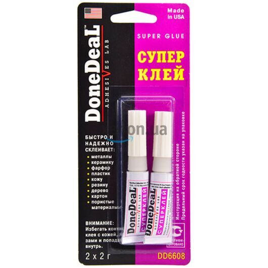 Done Deal Super Glue супер клей 2 x 2 г