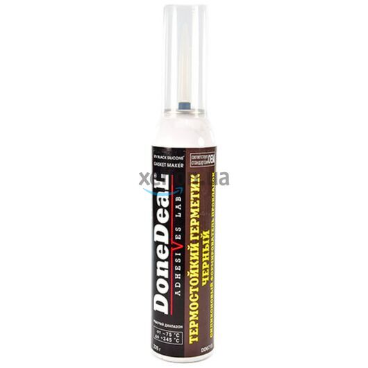 Done Deal OEM Black RTV Silicone Gasket Maker черный термостойкий герметик до +345 °С формирователь прокладок 226 г
